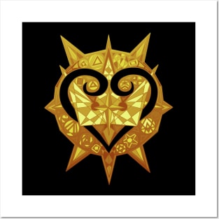 Kingdoms crest gold Posters and Art